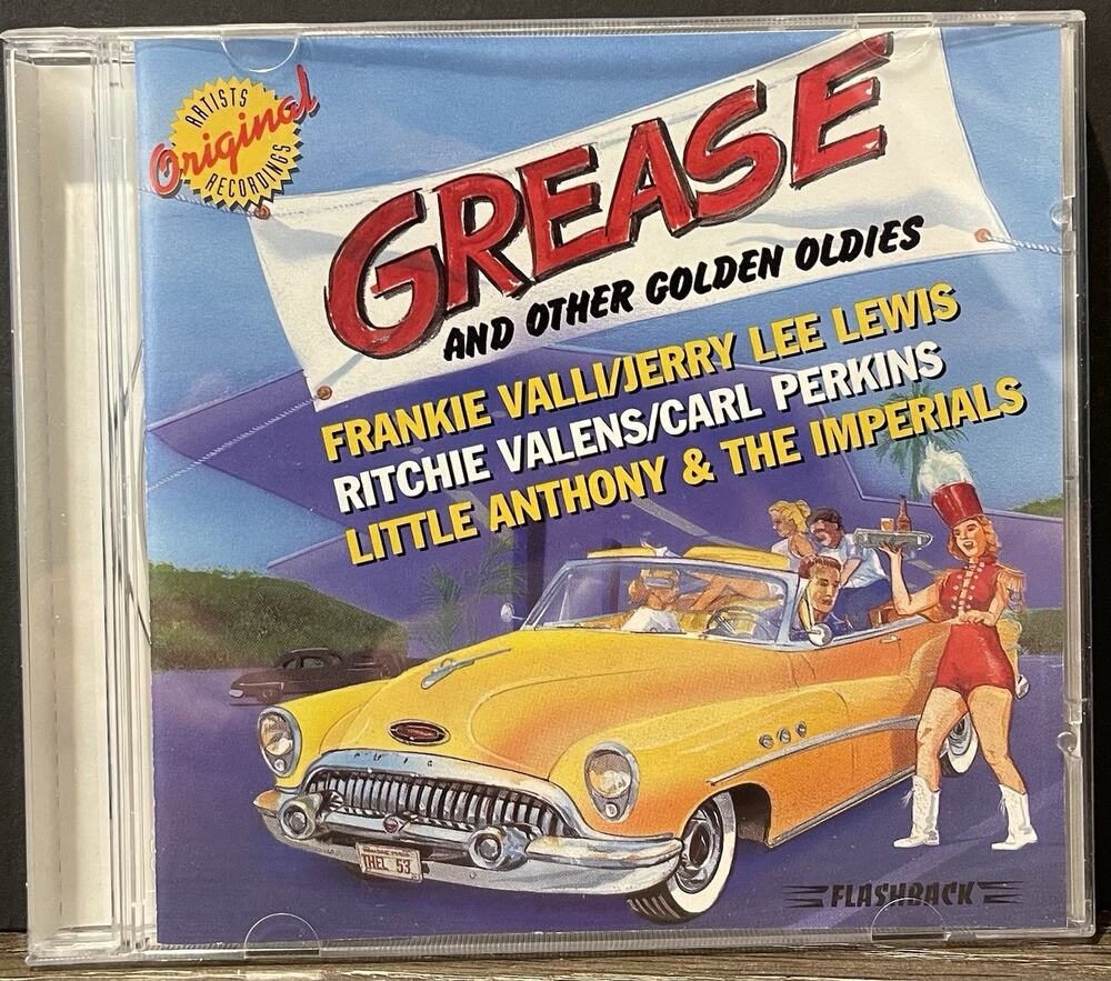 Grease And Other Golden Oldies by Various (CD, 1997, Rhino) Preowned OOP